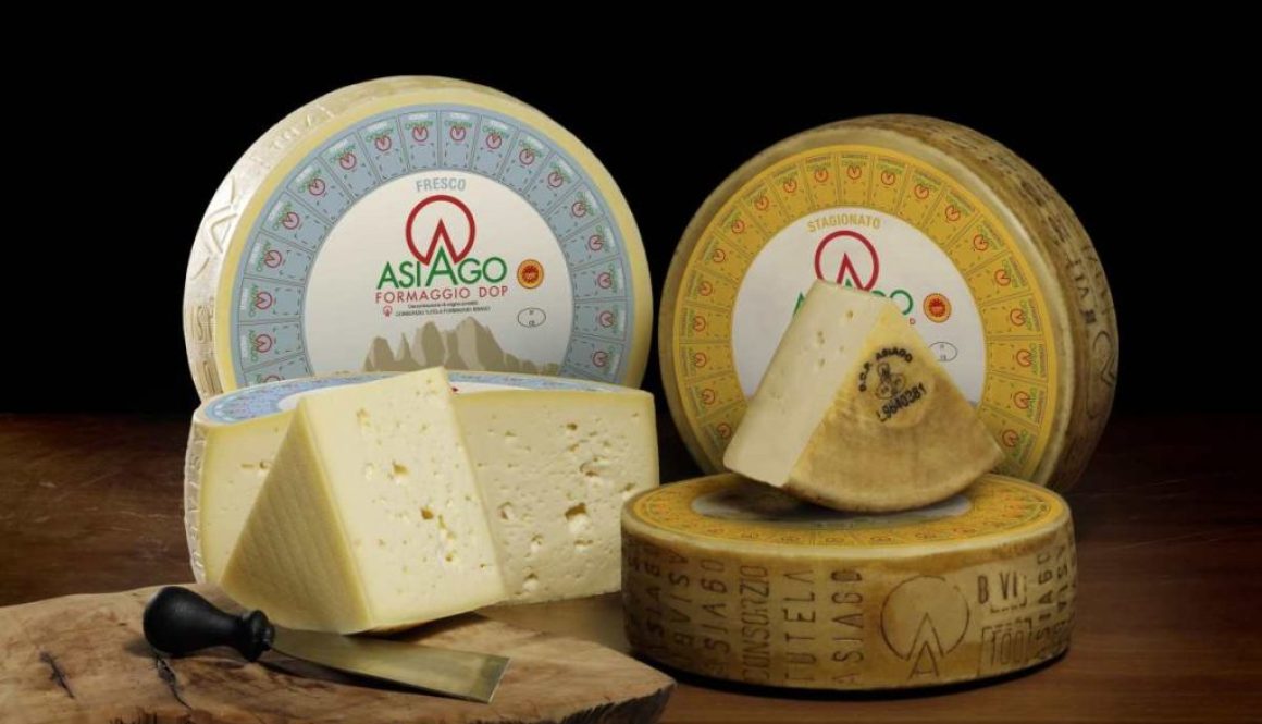 Asiago fresco e stagionato