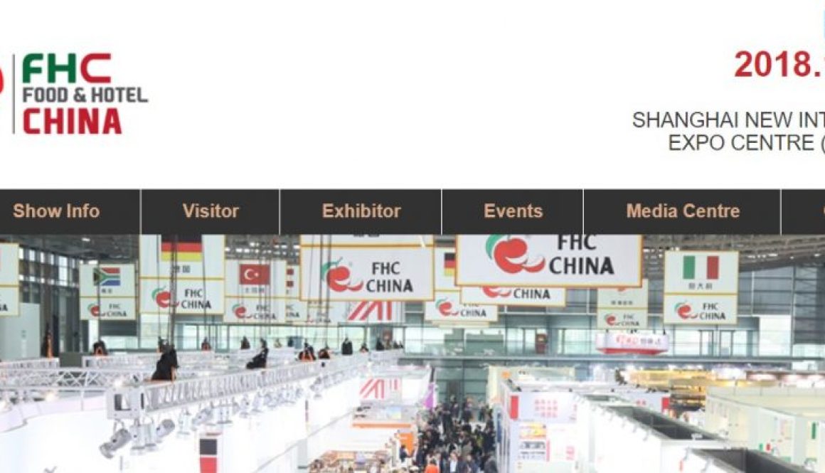 fiera Food and Hotel China FHC a Shanghai 2018
