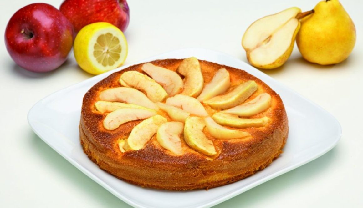 Torta di mele e pere