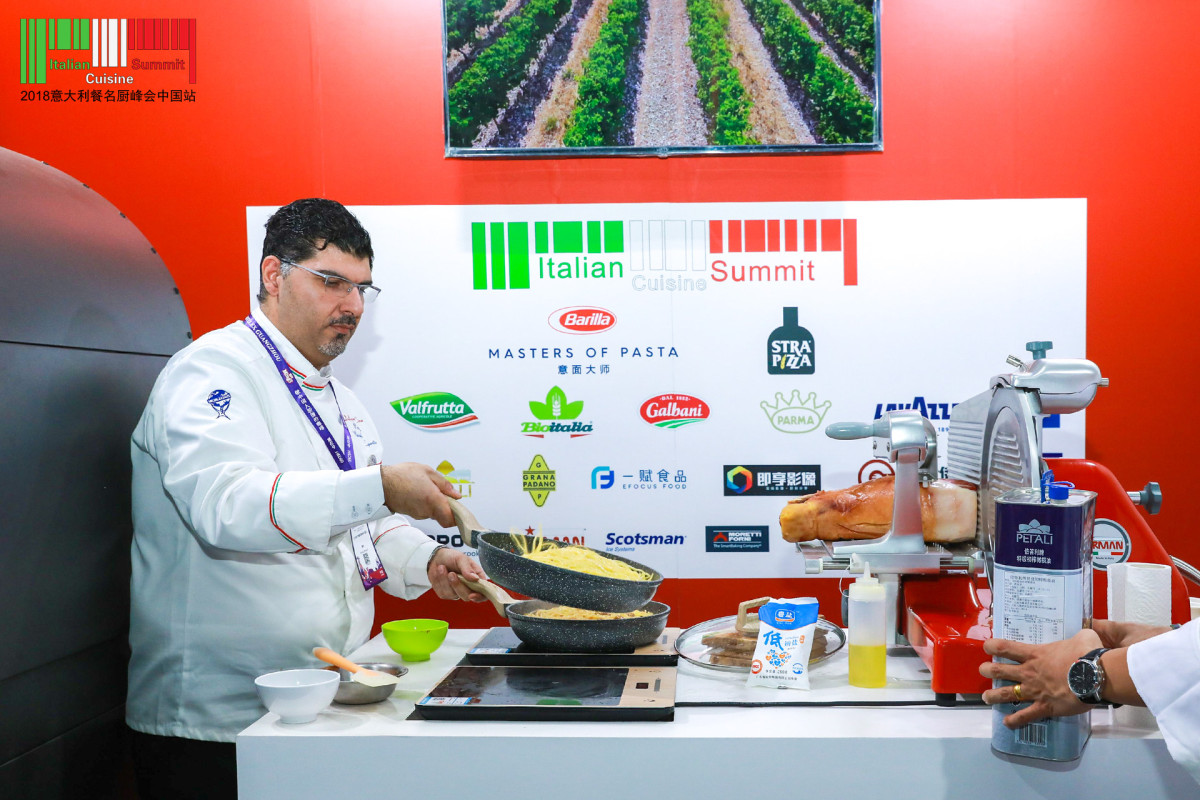 chef Massimo e Barilla masters of pasta