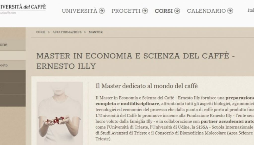 illy universita del caffe