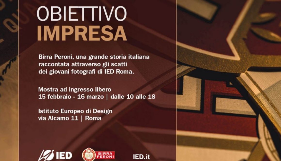 Locandina mostra fotografica Birra Peroni_IEDRoma