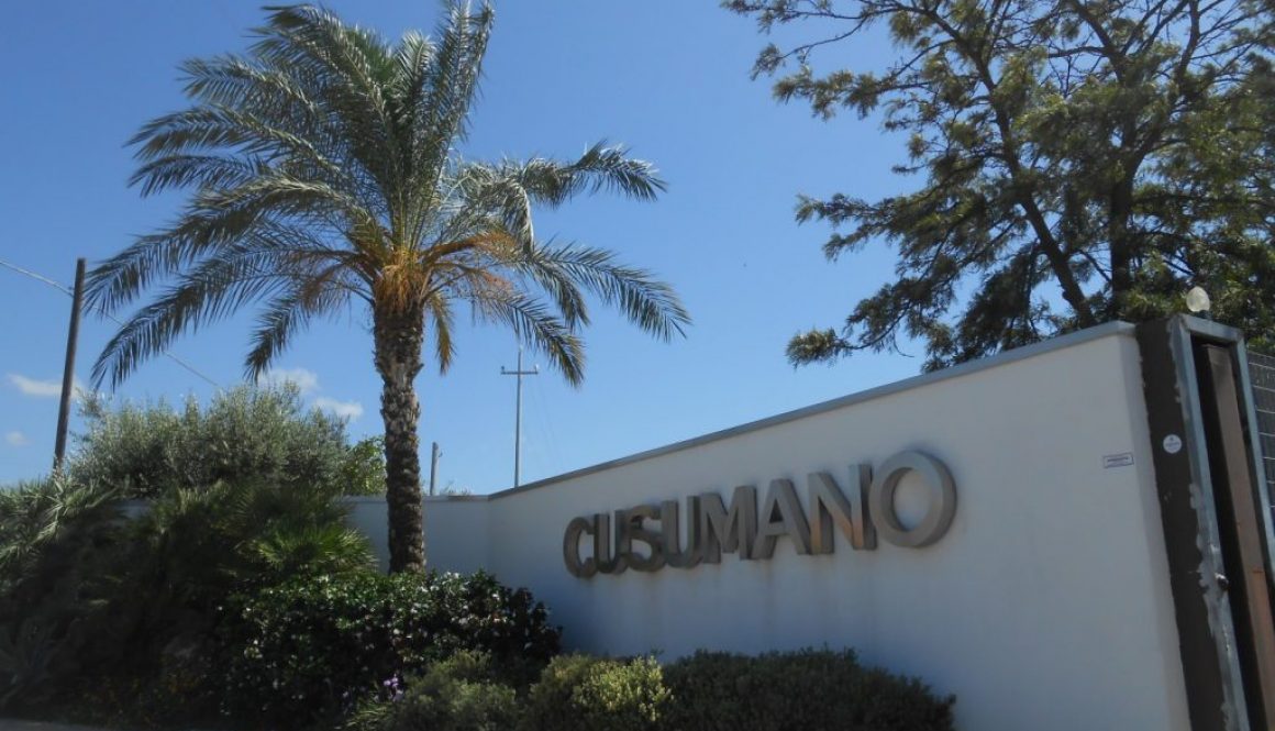 ingresso, cantina Cusumano, Partinico