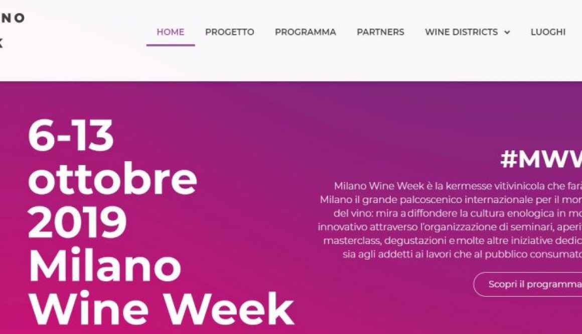 Milano Wine Week 2019