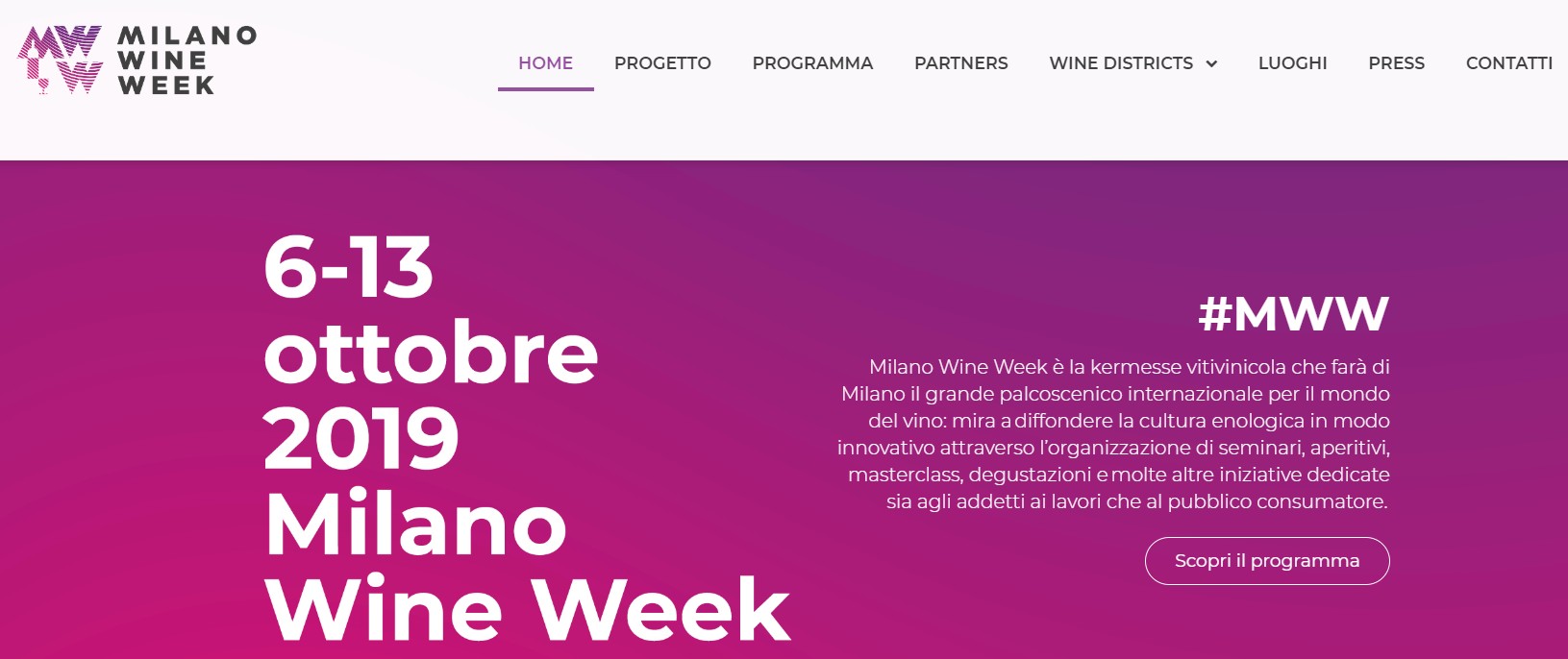 Milano Wine Week 2019
