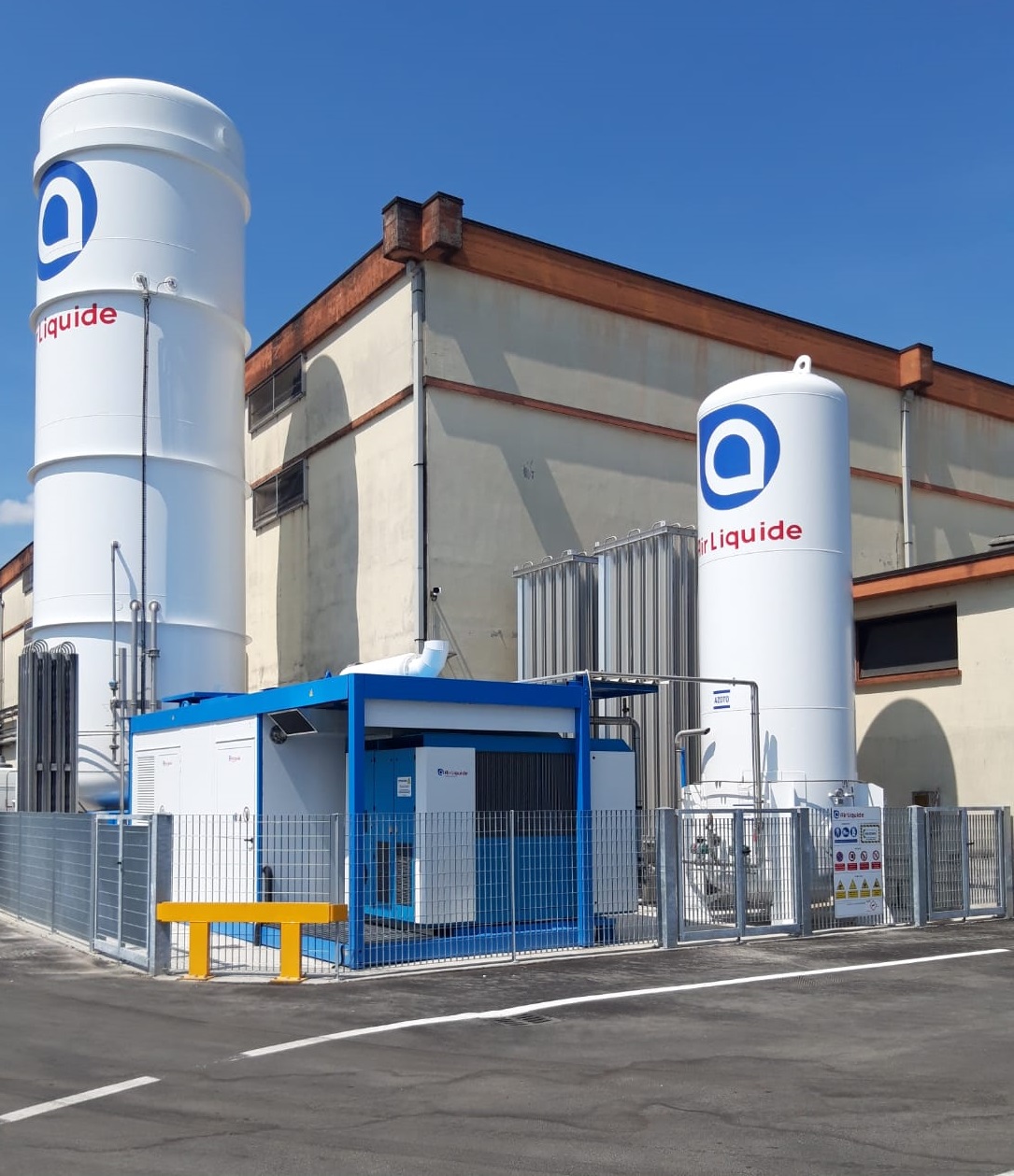 impianto Air Liquide installato presso La Marca
