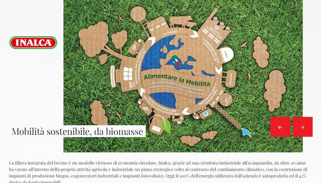 Inalca mobilità sostenibile da biomasse