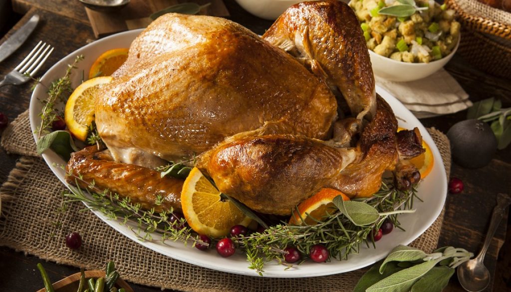 Whole Homemade Thanksgiving Turkey