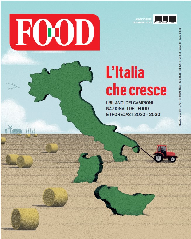copertina D'Urbo FOOD dicembre 2020