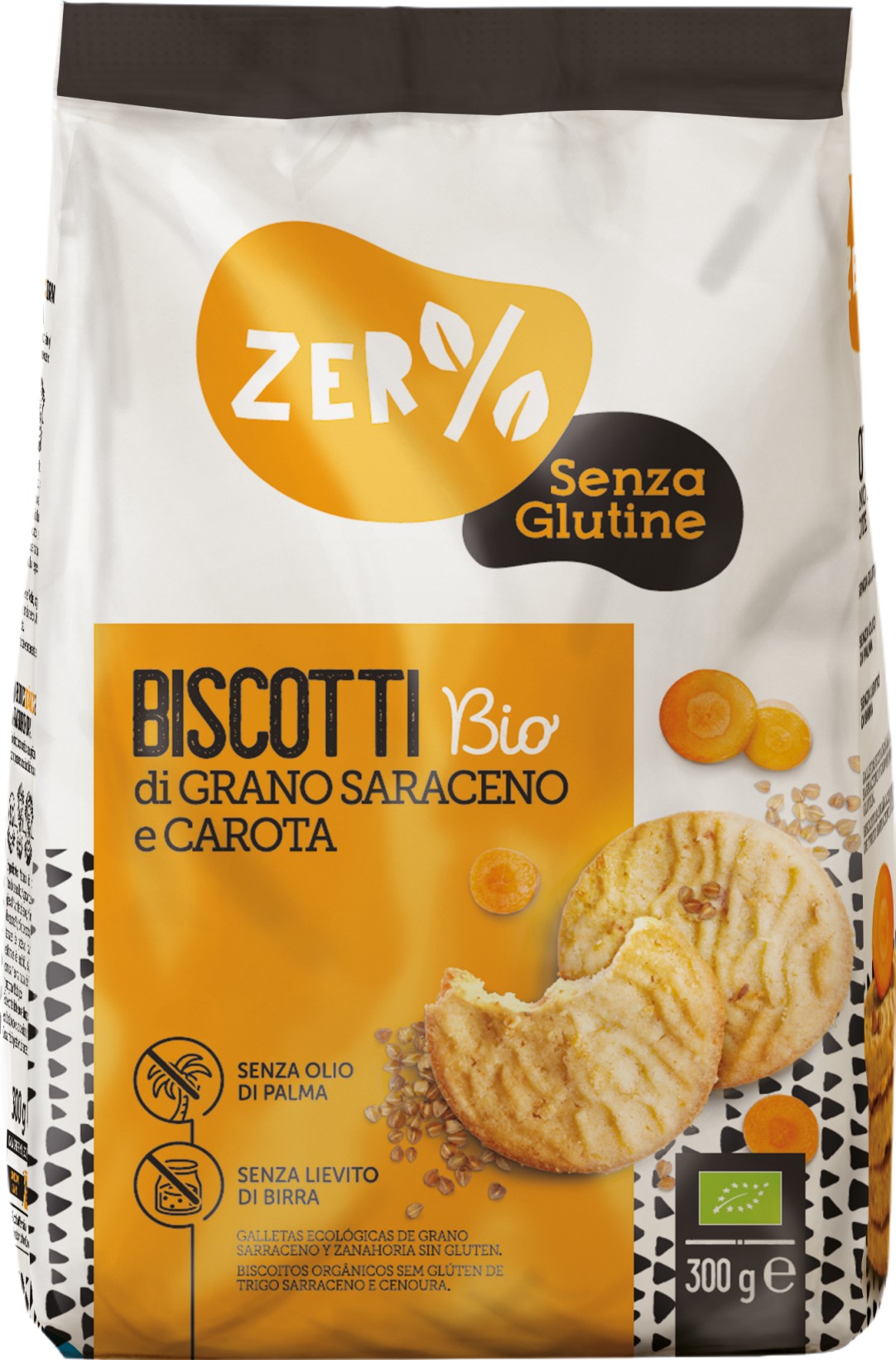 Fior di Loto Zer%Glutine Biscotti grano saraceno e carota
