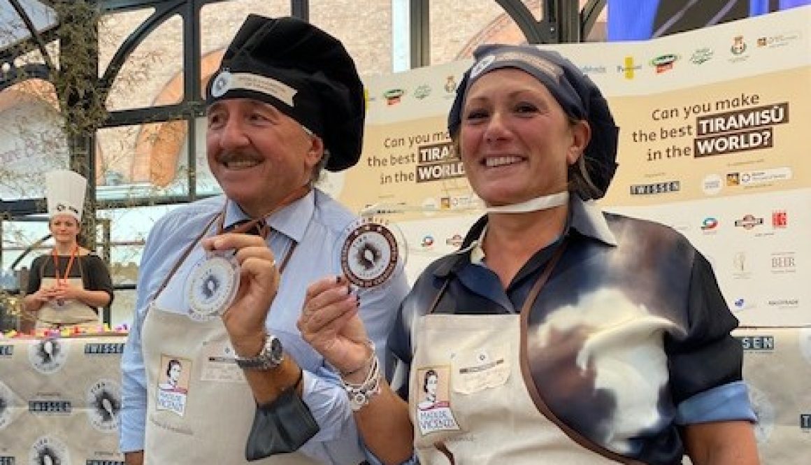 Tiramisù World Cup Treviso 2021 vincitori Stefano Serafini e Elena Bonali