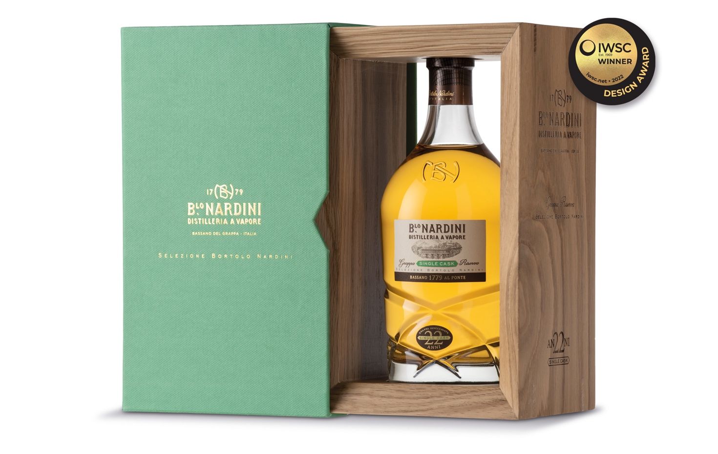 Grappa Riserva Single Cask 22 anni Selezione Bortolo Nardini