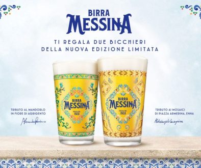 Birra Messina bicchieri