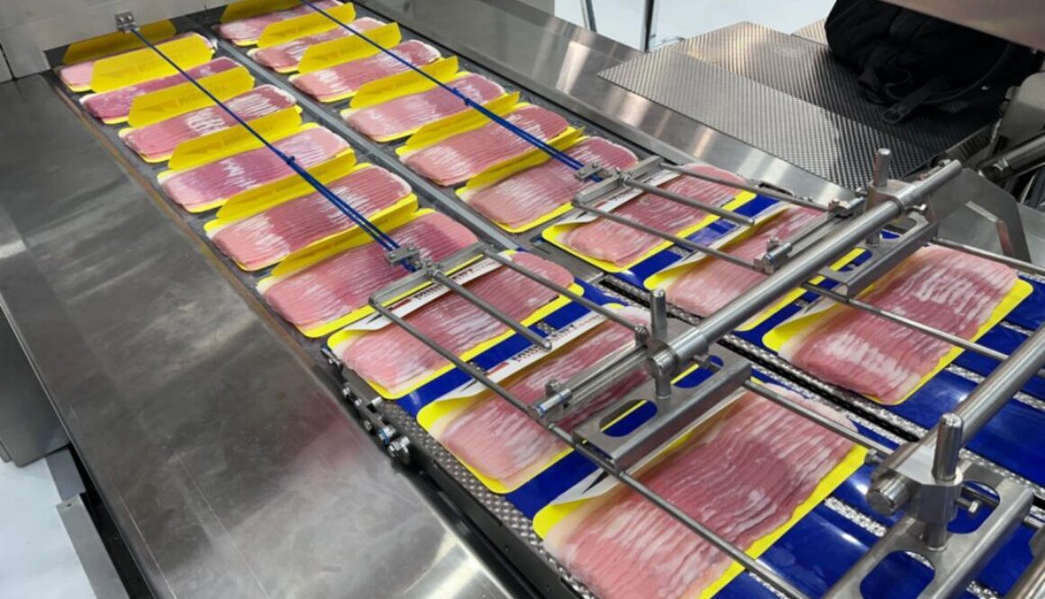 lavorazione automatizzata della pancetta