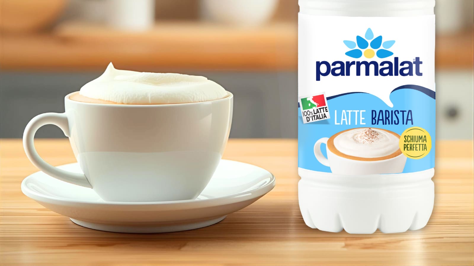 Parmalat latte Barista